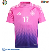 Fotballdrakt Herre Tyskland Florian Wirtz #17 Bortedrakt EM 2024 Kortermet